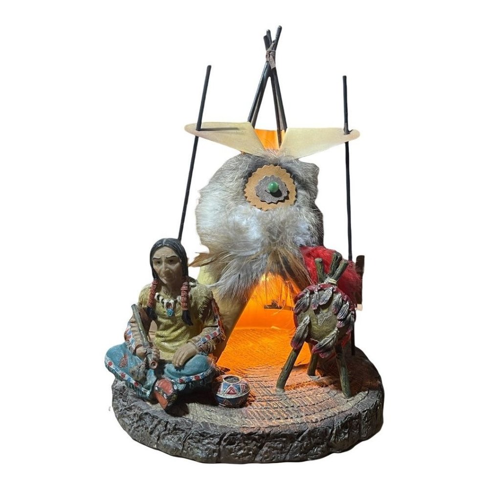 Native American TeePee Lamp